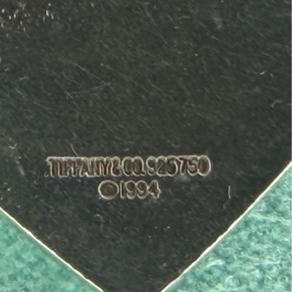 Tiffany & Co Necklace Heart Lock Key 18K Yellow Gold Yellow Gold Silver 925 - Picture 7 of 9